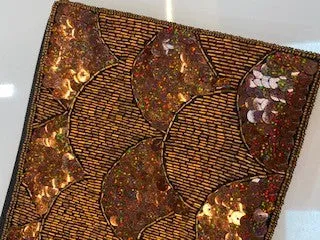 Adorne Sequins and Beaded Clutch