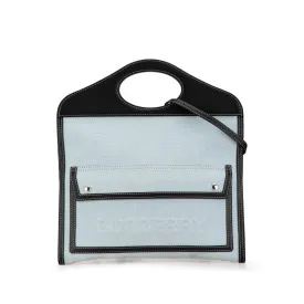 Burberry Canvas Leather Pocket Bag