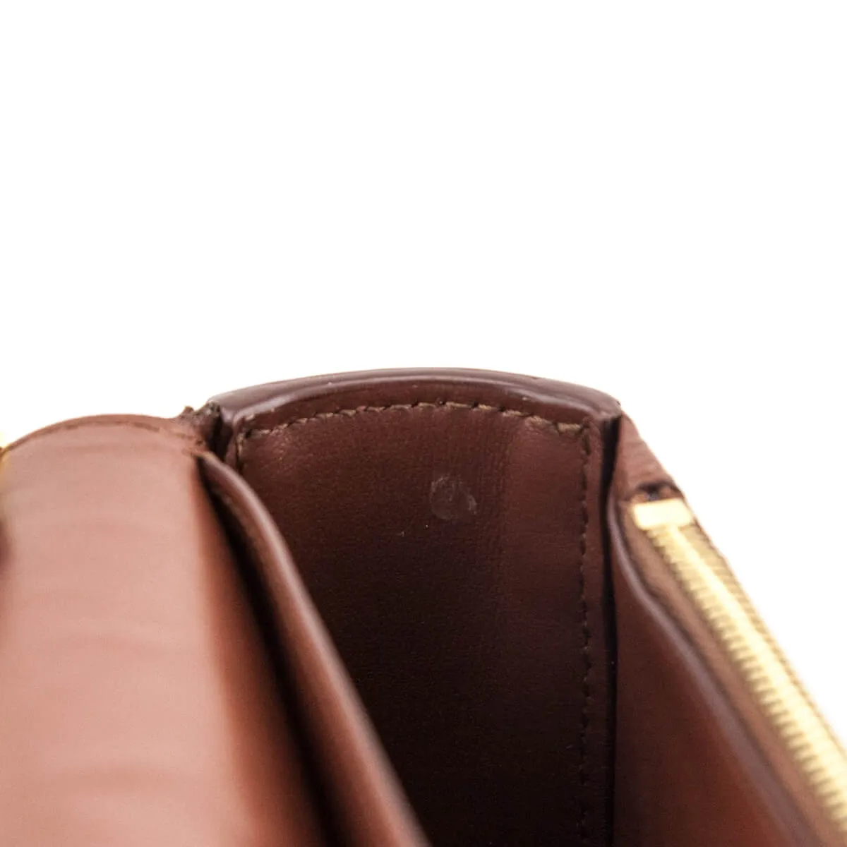 Burberry Tan Grainy Leather & Vintage Check Hampshire Crossbody Bag