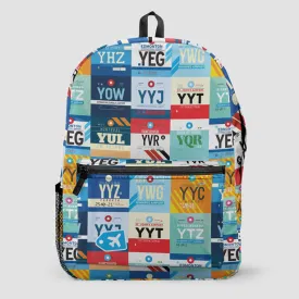 Canadian Airports - Backpack