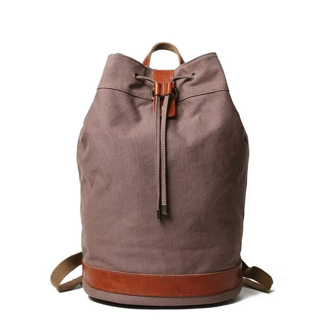 Canvas Outdoor Drum Shoulder Travel Bag