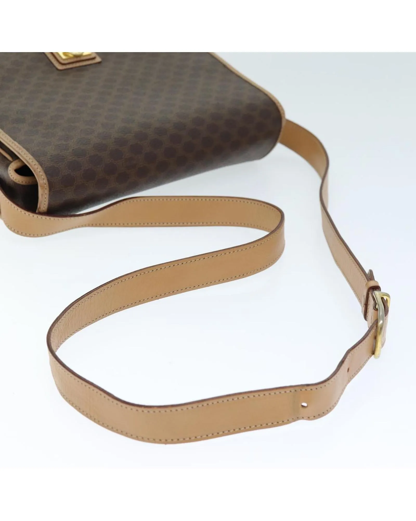 CELINE Cabas Shoulder Bag in Brown