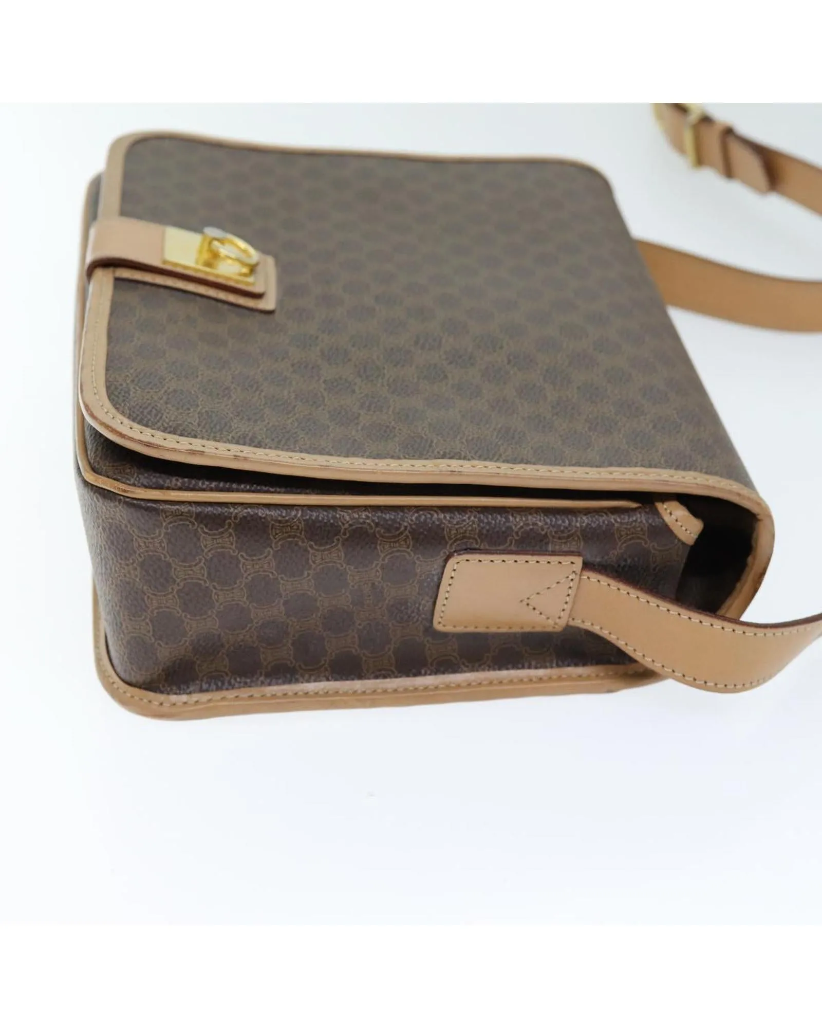 CELINE Cabas Shoulder Bag in Brown