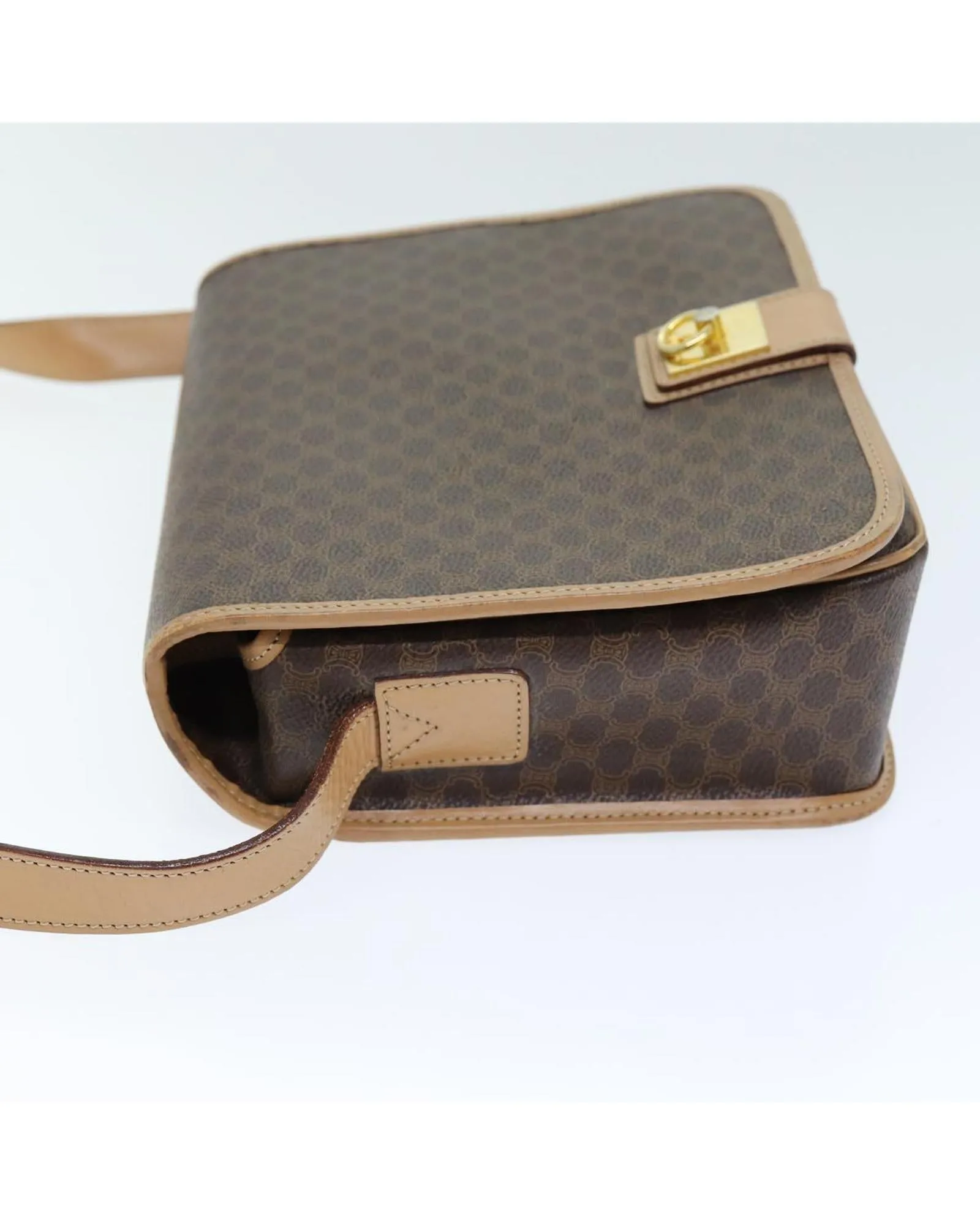 CELINE Cabas Shoulder Bag in Brown
