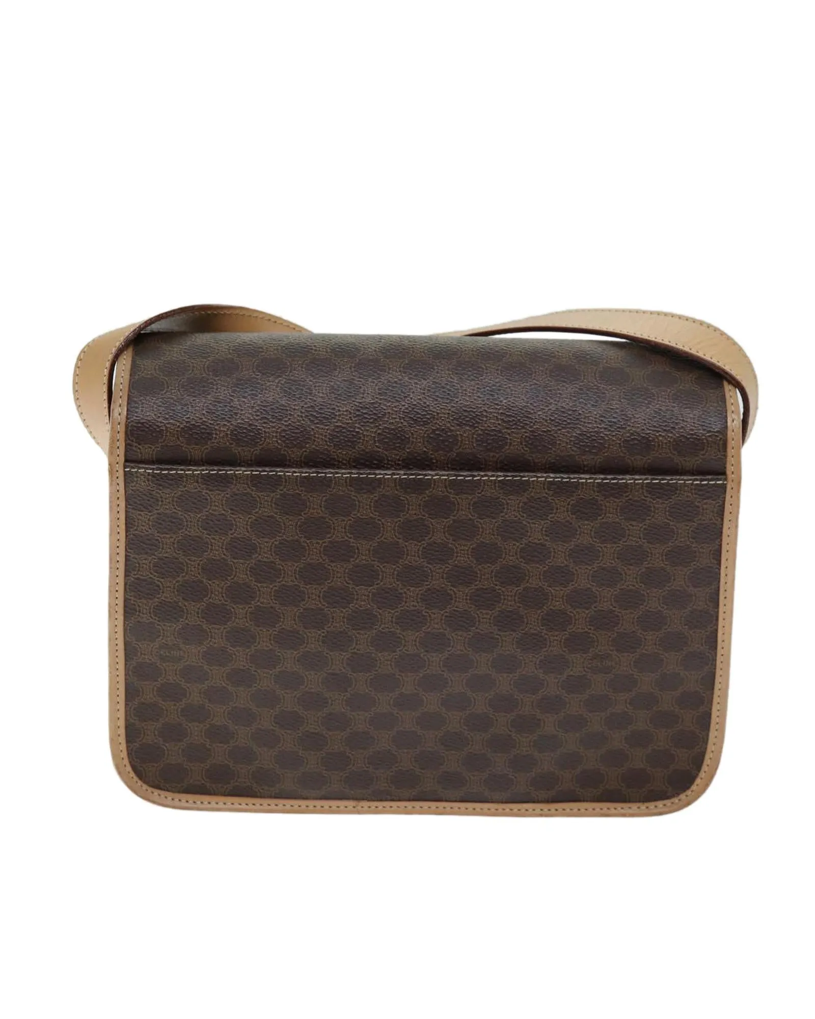CELINE Cabas Shoulder Bag in Brown