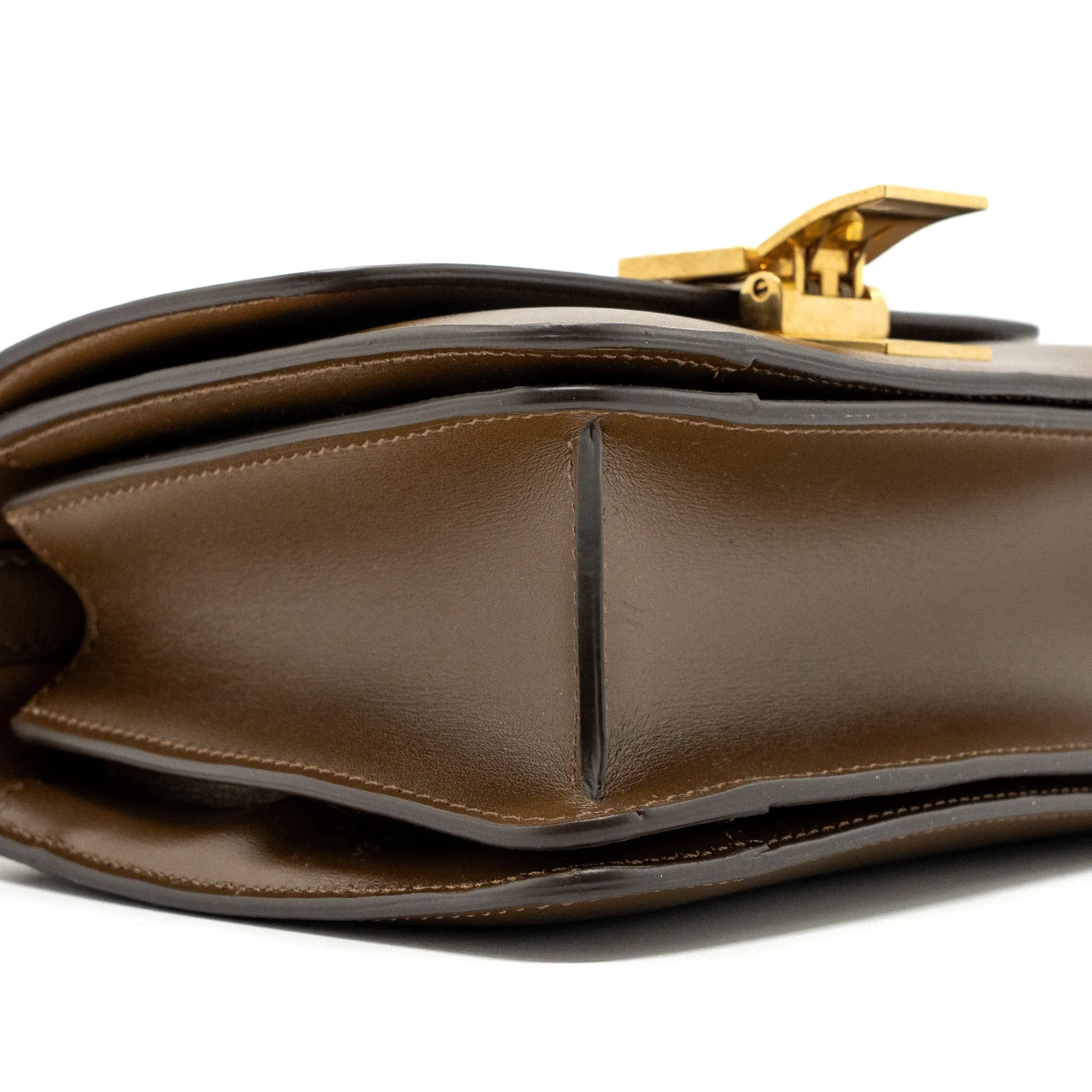 Celine Mini Classic Bag Box Calfskin Camel