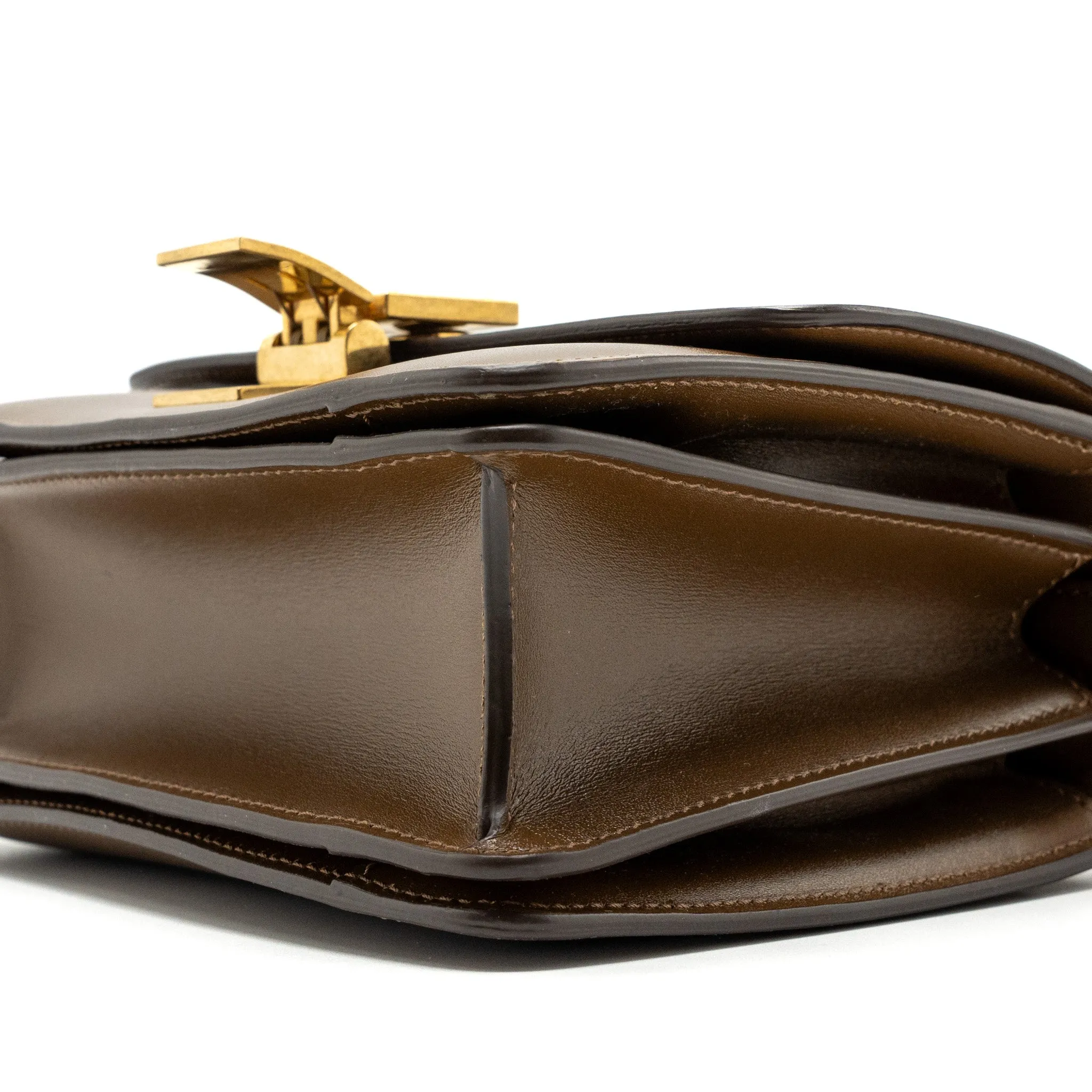 Celine Mini Classic Bag Box Calfskin Camel