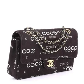 Chanel Classic COCO Print Double Flap Bag