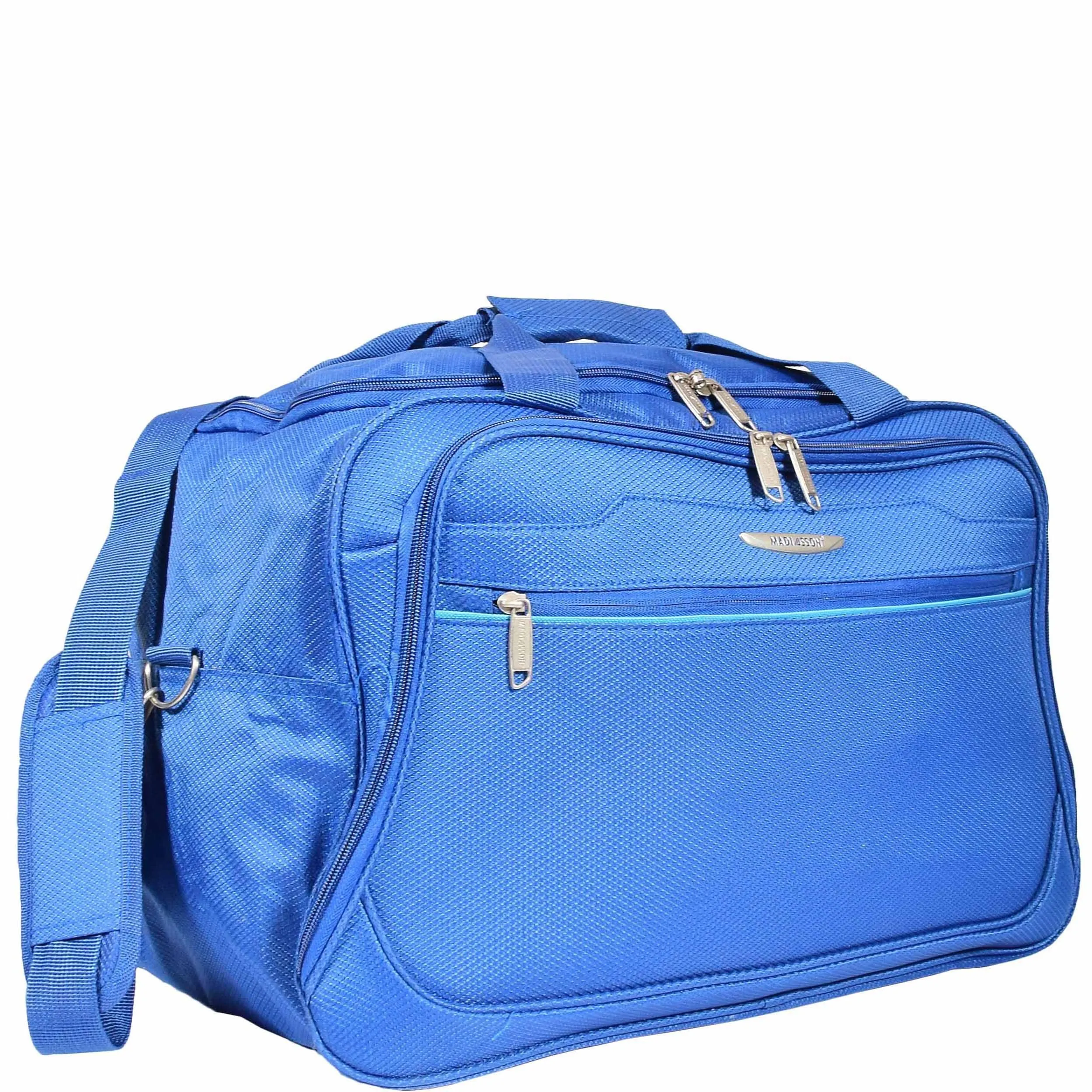 DR621 Spacious Mid Size Weekend Travel Duffle Bag Blue