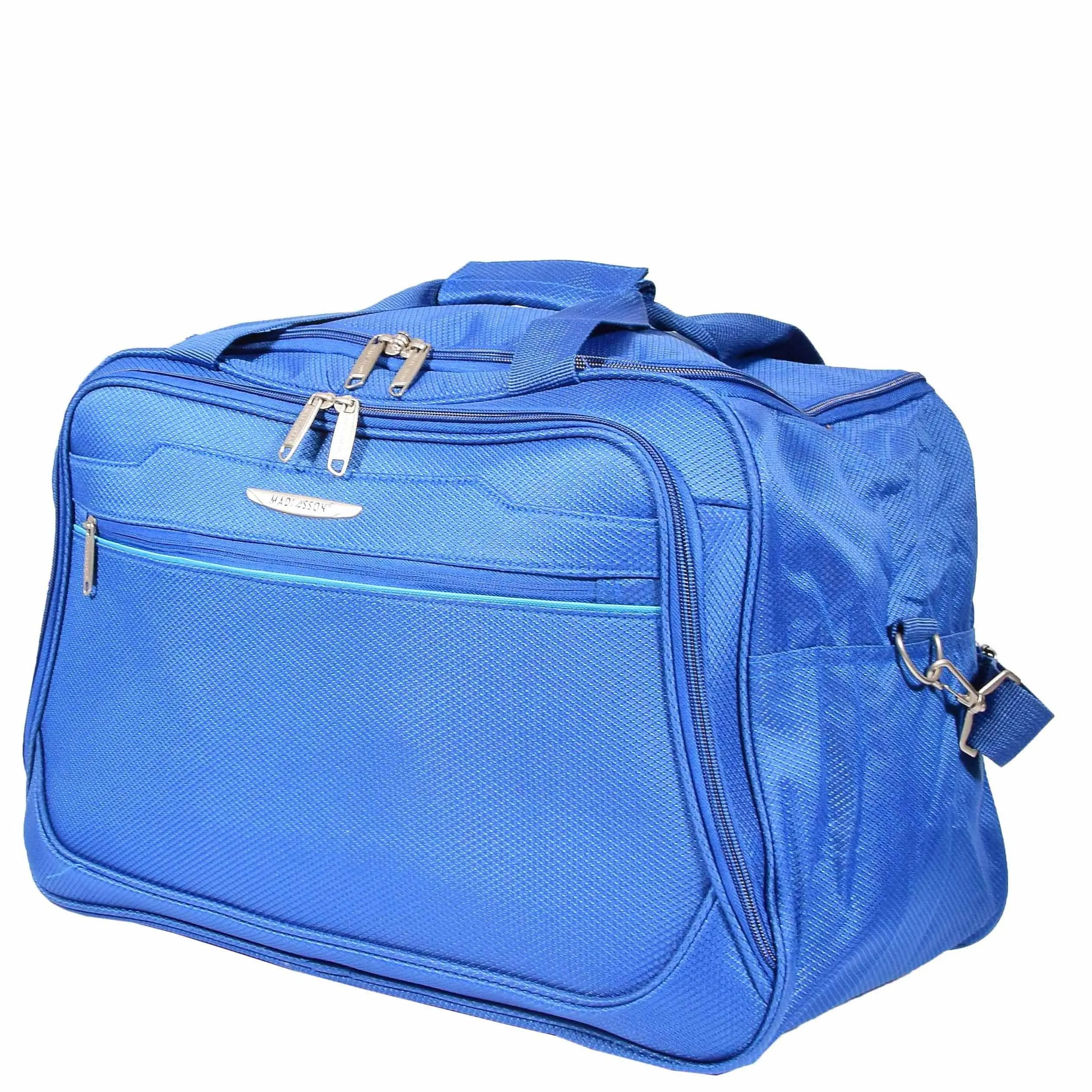 DR621 Spacious Mid Size Weekend Travel Duffle Bag Blue
