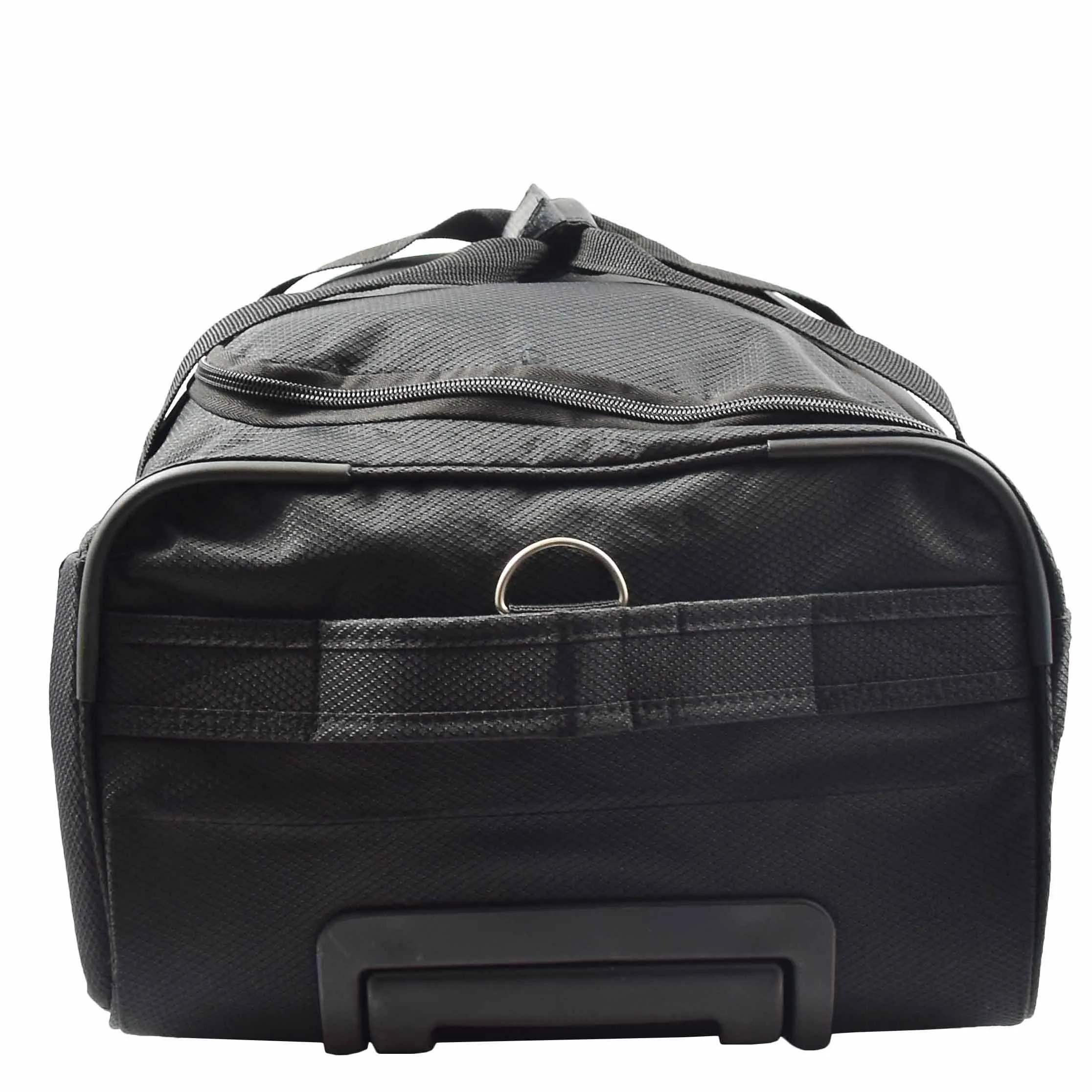 DR638 Weekend Travel Mid Size Bag Wheeled Holdall Duffle Black