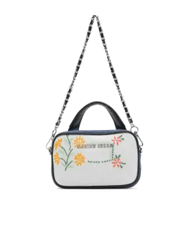 Embroidered Mini Madame Shoulder Bag