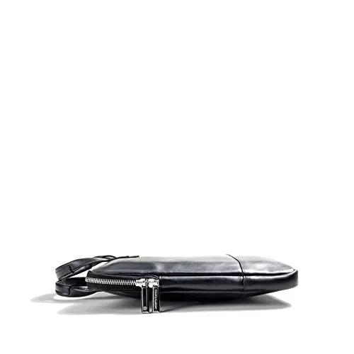 Hook & Albert Slim Black Leather Briefcase