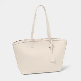 Katie Loxton Travel Tote Bag Off White