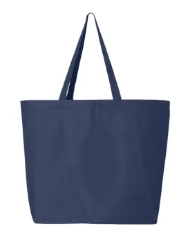 Large Tote Bags 25-Litres | Q-Tees Q600 | Large Embroidery (11" X 7")