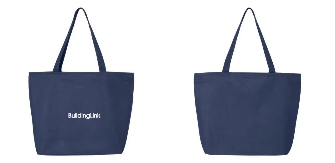 Large Tote Bags 25-Litres | Q-Tees Q600 | Medium Embroidery (7″ X 7″)