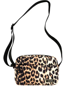 Leopard Recycled Crossbody Bag