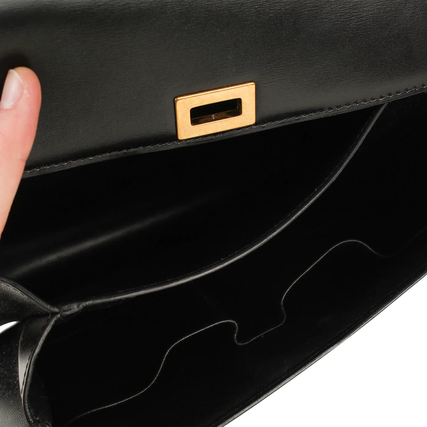 Medium Box Bag - Black