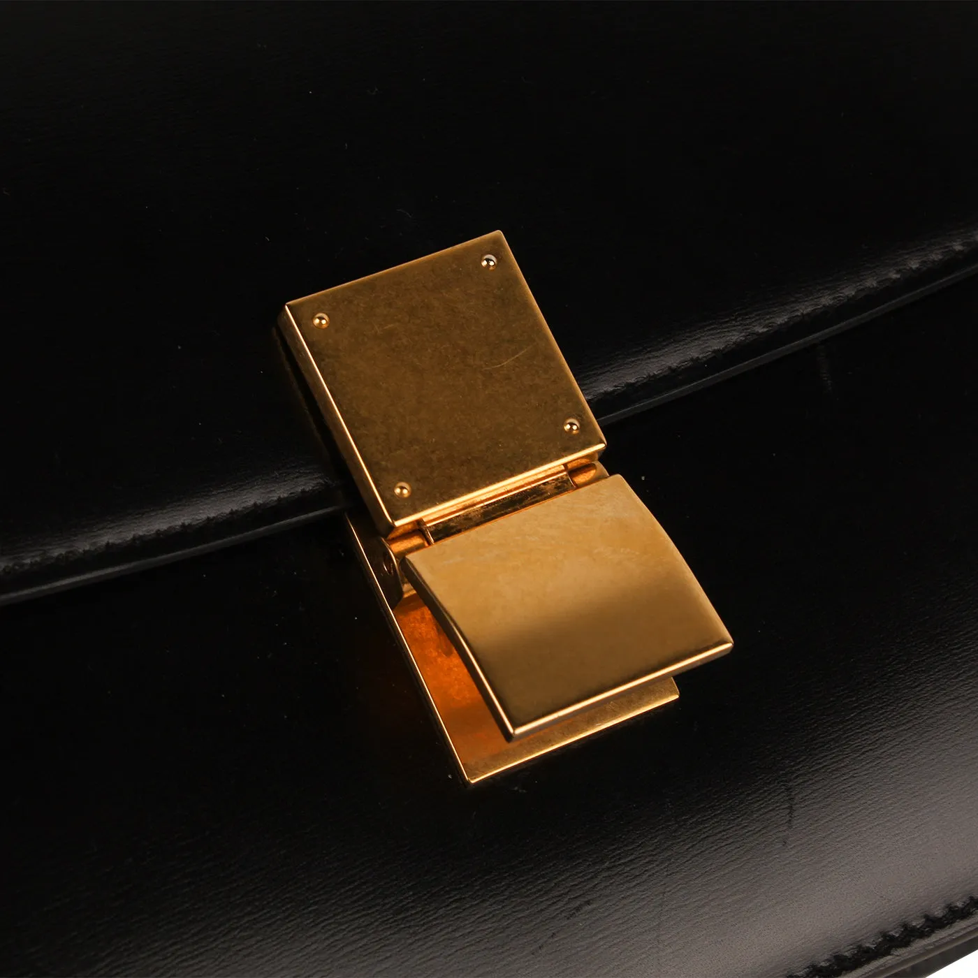 Medium Box Bag - Black