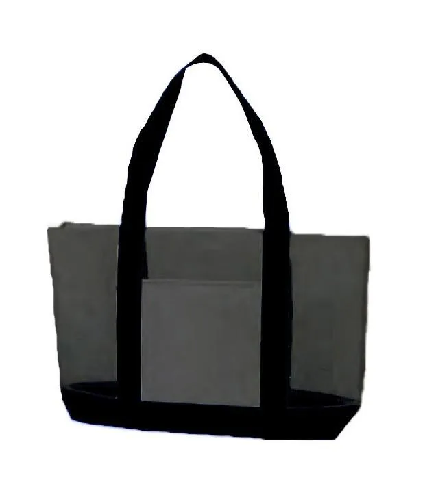 Nylon Mesh Large Tote Bag With Zipper