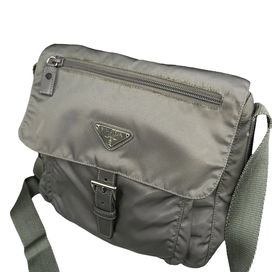 PRADA PISTACHIO NYLON SINGLE STRAP CROSSBODY