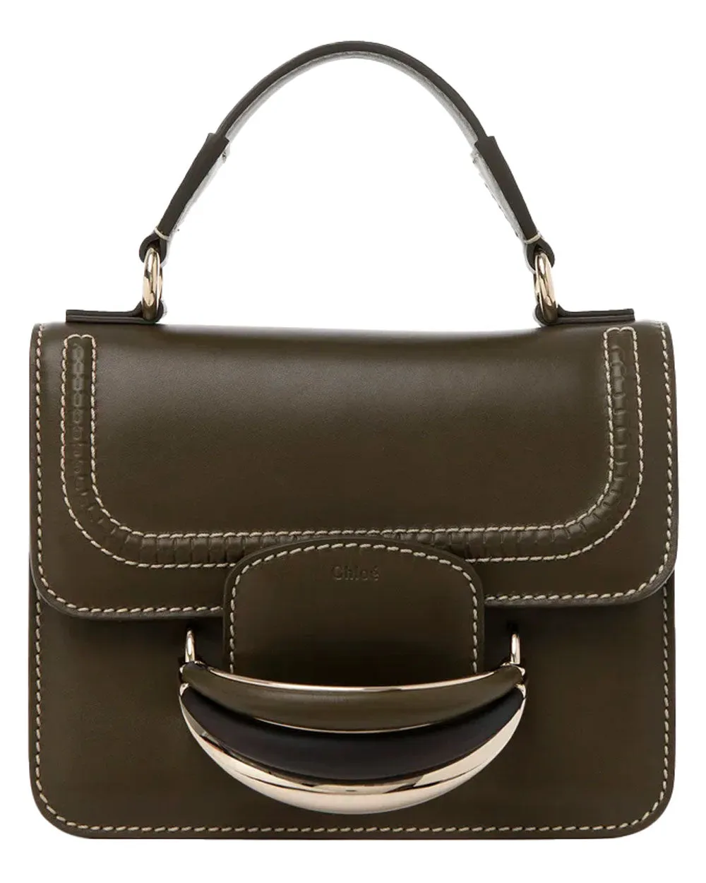 Small Kattie Crossbody Bag in Deep Olive