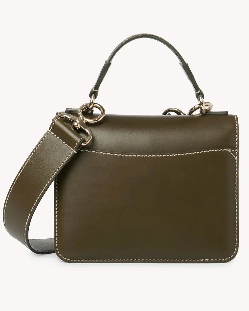 Small Kattie Crossbody Bag in Deep Olive