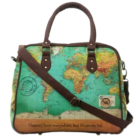 World Map Travel Bag